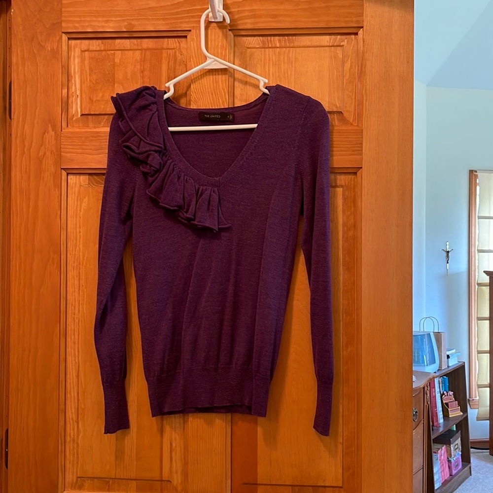 Purple sweater